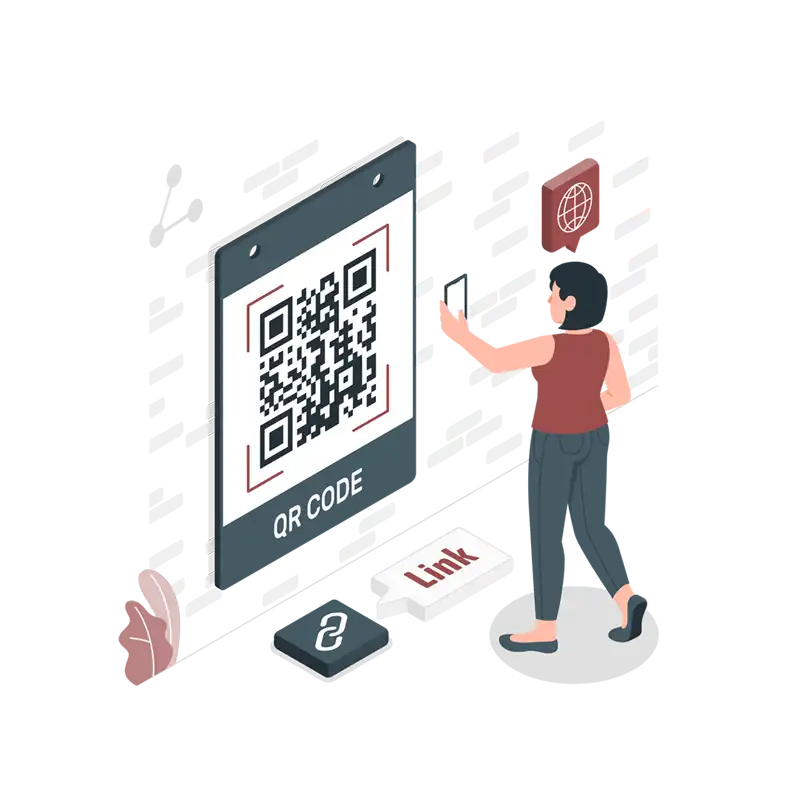 QR code payments with a smartphone
