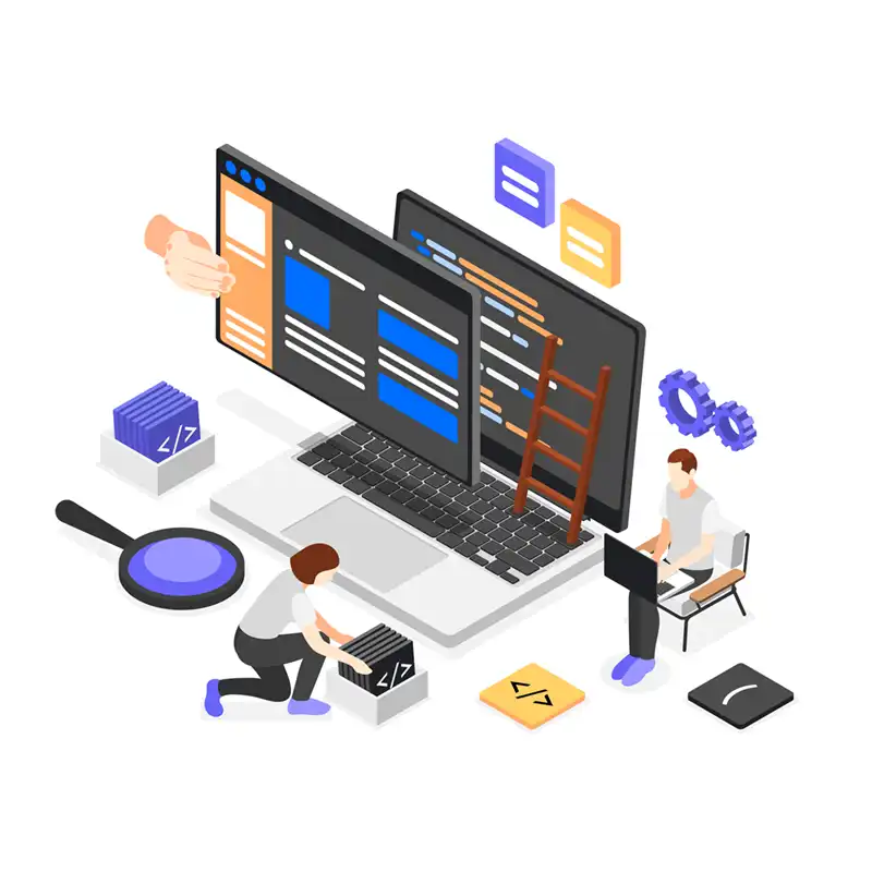 Software development services illustration